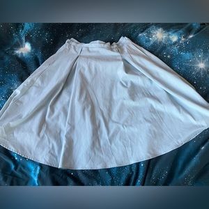 Light Blue Midi Skirt